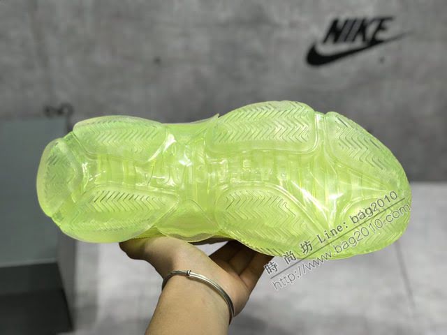 Balenciaga經典款男女鞋 巴黎世家頂級版本Triple S厚底氣墊大底LOGO老爹鞋 Balenciaga情侶款老爹鞋  hdbl1254